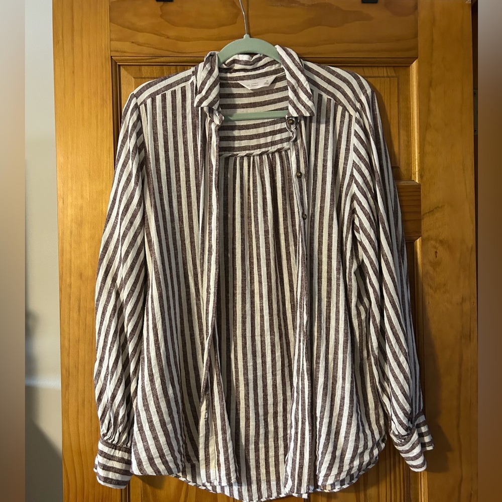 LC Oversized Linen Blouse